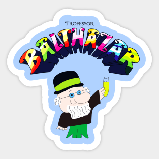 Professor Balthazar Classic Cartoons Sticker